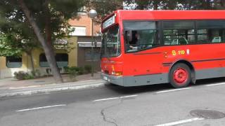 Pegaso 6038 y 6424 de la EMT de Madrid en la cabecera de la linea 21