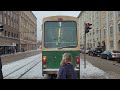 helsingin raitiolinja 2 3 messukeskus olympiaterminaali hakaniemi. helsinki tramline 2 3.