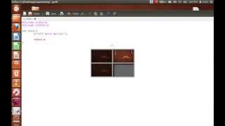 C language - Lesson 1 Hello World Linux Ubuntu