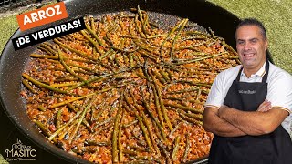 Arroz integral de verduras