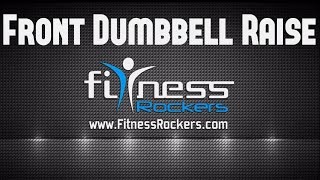 Shoulder Exercise - Front Dumbbell Raises in Hindi, India - Fitness Rockers