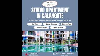 Fully Furnished Studio Apartment For Rent In Calangute - Close To Famous Beaches