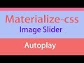Materialize Css Carousel Autoplay