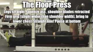 How to Perform the Floor Press: Best Bench Press for Upper Chest Size + Strength