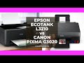 Perbandingan Epson EcoTank L3210 vs Canon PIXMA G3020 | Specs Comparison Epson L3210 vs Canon G3020