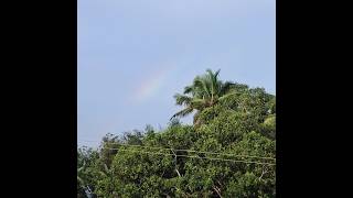 മഴവില്ല് രാത്രി യും പകലും ഒട്ടും വിചാരിക്കാതെ കണ്ടു #nature #rainbowsixsiege #mazhavillu #moon #like