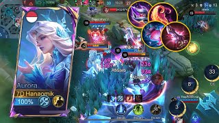 Aurora Effectively Combo Skill Frozen The Enemies Long Freezing | Mobile legends