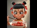 did nezha eat tangyuan or the magic pill 哪吒吃的是汤圆还是魔丸 哪吒 敖丙 敖光 ai 动画 藕饼 cp nezha animation audio