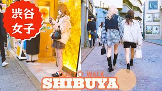 4K:渋谷散歩/渋谷街をシネマチック処理したJKとルーズソックス　TOKYO WALK