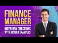 Finance Manager Interview Questions and Answers