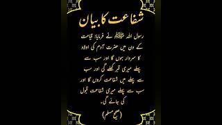 Shifaat Ka Bayan || Sahih Muslim Ki Hadees