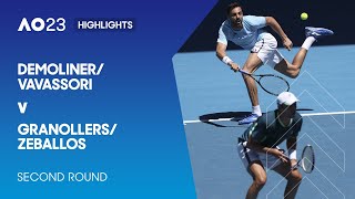 Demoliner/Vavassori v Granollers/Zeballos Highlights | Australian Open 2023 Second Round