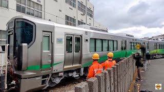 あいの風とやま鉄道521系×4両出場  2023.2.14