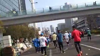 東京マラソン２０１６　ラスト４ｋｍ！