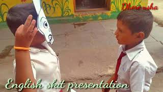 एका english स्किट चे साहित्यनिशी सादरीकरण, one nice english skit presentation, एक इंग्लिश स्किट