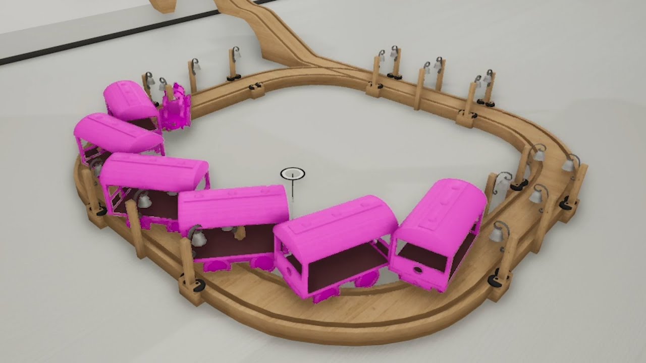 Want to see a Particle Accelerator made of Wooden Trains?