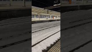 新幹線の駅に大雪が降ると…？　#shorts