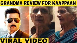 89 Years Old Grandma Review for Kaappaan Goes VIRAL | Suriya, KV Anand | Mohanlal | Harris Jayaraj
