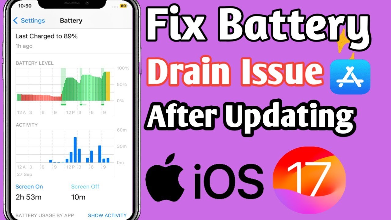 How To Fix Ios 17 Battery Drain Issue || Battery Saving Tips After ...