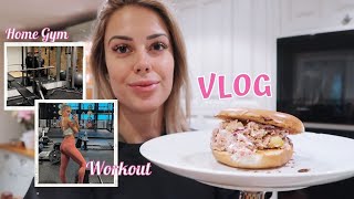 DAY IN THE LIFE | Food, Home Gym Tour, Training