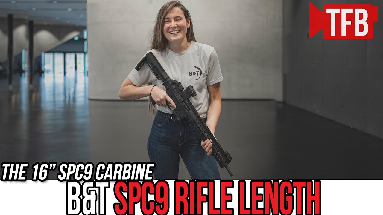 B&T's NEW SPC9 Rifle Length 9mm Pistol Caliber Carbine [IWA 2022] - YouTube