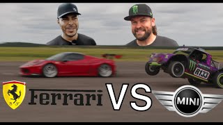 Officially Gassed : Mini Truck VS Ferrari Drag Race