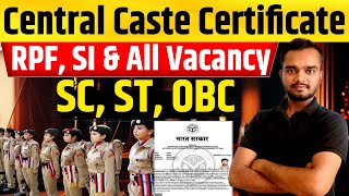 Central Caste Certificate Kaise Banaye Online 2024 | OBC Central Caste Certificate Apply Online