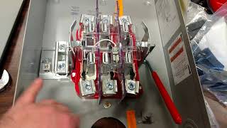 Explaining a 200-ampere, 3 phase meter socket with bypass lever