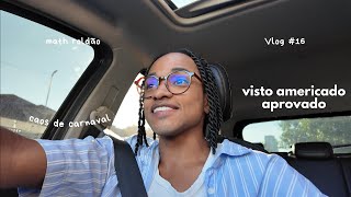 vlog | visto americano aprovado, papo sobre ansiedade e primeiro bloco de carnaval