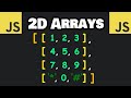 Learn 2D ARRAYS in JavaScript in 6 minutes! ⬜