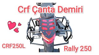 Honda Crf 250l Rally 250 Yan Çanta Demiri Boru #crf #crf250l #crf250rally