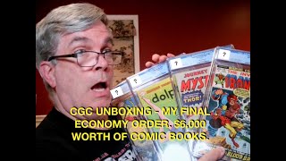 CGC Unboxing - My Final Economy Order. No-So-Fast Track. $6,000 Worth of Comic Books.