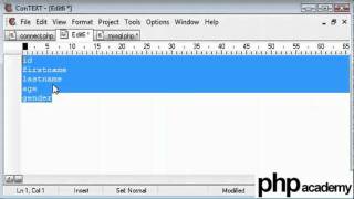 (Learn PHP) Tutorials MySQL Part 1