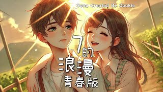 🎵「七的浪漫」青春版，Cookie以愛的靈感書冩的歌曲，賦予愛情動人的旋律與祝福，送給所有追求浪漫與幸福的我們