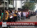 Long lines as Comelec holds last day of voters' registration