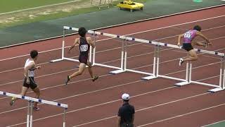 20210926山口県体育大会陸上競技 一般男子110mH