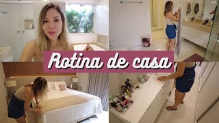 Vlog - Arrumei a casa toda - tomamos chuva no passeio