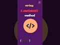 2. charCodeAt method in Javascript | String methods in javascript  #javascript tutorial in 1 minutes