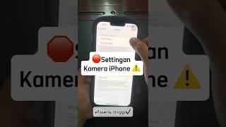 Atur settingan kamera iPhone kamu yuk biar lebihh luar biasa⚠️🛑#serviceapple #serviceiphone #iphone