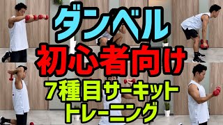 【体力に自信がない人向け】ダンベルで行う全身サーキットトレーニング