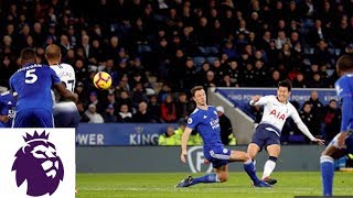Heung-min Son puts Spurs ahead with a perfect strike v. Leicester City | Premier League | NBC Sports