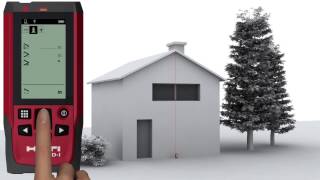 HOW TO measure a roof length with the Hilti PD-I laser distance measurer