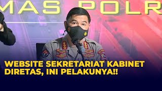 [FULL] Keterangan Polisi Soal Penangkapan Pelaku Peretasan Website Sekretariat Kabinet RI