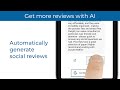 Create social reviews by combining AI with engaging surveys