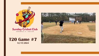 Sunday Cricket Club - Jacksonville, FL - T20 Game #7