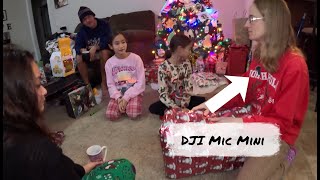 DJI Mic Mini Demo on my wife opening one of her presents during Christmas