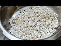 ఏకాదశి స్పెషల్ 👌అసలైన ఆంధ్ర పేలాల పిండి preparation pearlmillet popcorn recipe pelapindi tayyari