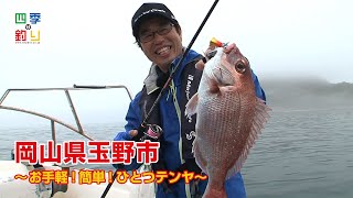 お手軽!簡単!ひとつテンヤ　真鯛やヒラメを次々とゲット!_四季の釣り/2020年6月26日放送分