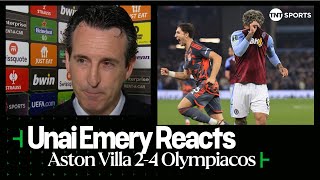 "WE PLAYED BAD" | Unai Emery | Aston Villa 2-4 Olympiacos | UEFA Europa Conference League