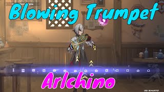 Arlchino Blowing a Trumpet for you | Genshin Impact